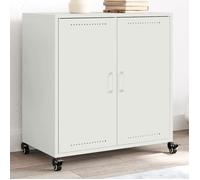 vidaXL Buffet, Armoire avec Porte, Placard avec Rangement, Organisateur de Salle de Séjour Salon Maison Intérieur, Blanc 846661