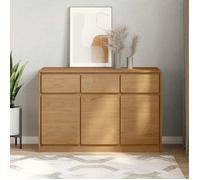 vidaXL Buffet, Armoire avec Portes, Meuble de Rangement, Organisateur de Salle de Séjour Salon Couloir, Moderne, Chêne Bois 377601