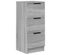vidaXL Buffet Armoire de Rangement Meuble de Rangement Armoire Latérale Salle de Séjour Salon Intérieur Sonoma Gris 30x30x70 cm Bois d'Ingénierie