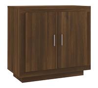 vidaXL Buffet Armoire de Rangement Meuble de Rangement Armoire Latérale Salle de Séjour Salon Intérieur Chêne Marron 80x40x75 cm Bois d'Ingénierie