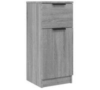 vidaXL Buffet Armoire de Rangement Meuble de Rangement Armoire Latérale Salle de Séjour Salon Intérieur Sonoma Gris 30x30x70 cm Bois d'Ingénierie