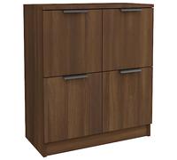 vidaXL Buffet Armoire de Rangement Meuble de Rangement Armoire Latérale Salle de Séjour Salon Intérieur Chêne Marron 60x30x70 cm Bois d'Ingénierie