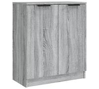 vidaXL Buffet Armoire de Rangement Meuble de Rangement Armoire Latérale Salle de Séjour Salon Intérieur Sonoma Gris 60x30x70 cm Bois d'Ingénierie