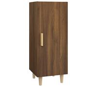 vidaXL Buffet Armoire de Rangement Meuble de Rangement Armoire Latérale Salon Salle de Séjour Chêne Marron 34,5x34x90 cm Bois d'Ingénierie