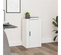 vidaXL Buffet Armoire de Rangement Organisateur de Maison Meuble de Rangement Armoire de Salon Blanc 40x33x70 cm Bois d'Ingénierie Blanc G