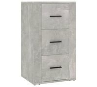 vidaXL Buffet Armoire de Rangement Organisateur de Maison Meuble de Rangement Armoire de Salon Gris Béton 40x33x70 cm Bois d'Ingénierie
