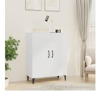 vidaXL Buffet Armoire de Rangement Organisateur de Maison Meuble de Rangement Armoire de Salon Intérieur Blanc Bois 812105