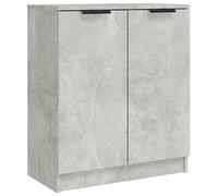 vidaXL Buffet Armoire de Rangement Organisateur de Maison Meuble de Rangement Armoire de Salon Intérieur Gris Béton 60x30x70 cm Bois d'Ingénierie