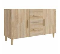 vidaXL Buffet Armoire de Rangement Organisateur de Maison Meuble de Rangement Armoire de Salon Intérieur Chêne Sonoma 100x36x60 cm Bois d'Ingénierie