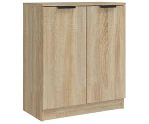 vidaXL Buffet Armoire de Rangement Organisateur de Maison Meuble de Rangement Armoire de Salon Intérieur Chêne Sonoma 60x30x70 cm Bois d'Ingénierie