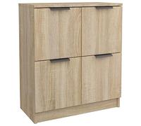 vidaXL Buffet Armoire de Salon Armoire de Rangement Organisateur de Maison Meuble de Rangement Intérieur Chêne Sonoma 60x30x70 cm Bois d'Ingénierie