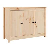 vidaXL Buffet Armoire Latérale Armoire de Rangement Meuble de Chambre à Coucher Salle de Séjour Intérieur 100x35x74 cm Bois Massif de Pin