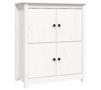 vidaXL Buffet Blanc 83x41,5x100 cm Bois Massif de pin