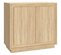 vidaXL Buffet chêne sonoma 80x34x75 cm bois d'ingénierie 819887