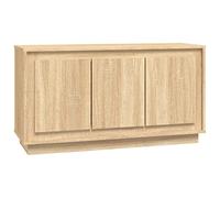 vidaXL Buffet chêne sonoma 102x35x55 cm bois d'ingénierie 831888
