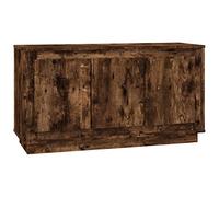 vidaXL Buffet chêne fumé 102x35x55 cm bois d'ingénierie 831890