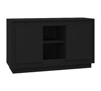 Vidaxl Buffet Noir 102x35x60 Cm Bois D'ingénierie Marron