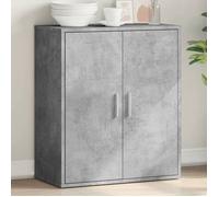 vidaXL Buffet, Armoire Latérale avec Étagère et Portes, Meuble de Rangement Salon Salle de Séjour Intérieur, Moderne, Gris 840516