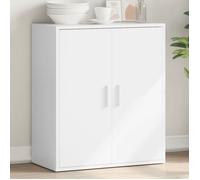 vidaXL Buffet, Armoire Latérale avec Étagère et Portes, Meuble de Rangement Salon Salle de Séjour Intérieur, Moderne, Blanc 840513