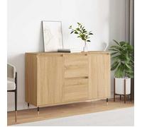 vidaXL Buffet Chêne Sonoma 104x35x70 cm Bois d'ingénierie Marron