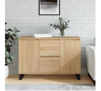 Vidaxl Buffet Chêne Sonoma 101,5x35x70 Cm Bois D'ingénierie Marron