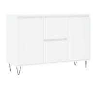 Vidaxl Buffet Blanc 104x35x70 Cm Bois D'ingénierie Blanc
