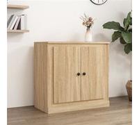 vidaXL Sideboard Chêne Sonoma 70x35,5x67,5 cm Matériau dérivé du bois
