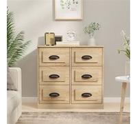 Buffet Meuble de Rangement Armoire Organisateur Salon Bois d'Ingénierie vidaXL