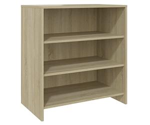 vidaXL Buffet Armoire Latérale Meuble de Rangement Armoire de Rangement Salle de Séjour Maison Intérieur Chêne Sonoma 70x40,5x75 cm Aggloméré