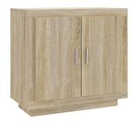 vidaXL Buffet Armoire Latérale Meuble de Rangement Armoire de Rangement Salon Salle de Séjour Intérieur Chêne Sonoma 80x40x75 cm Bois d'Ingénierie