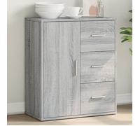 vidaXL Buffet 840476 – Armoire latérale moderne, bois d'ingénierie 60×31×70 cm, Sonoma gris