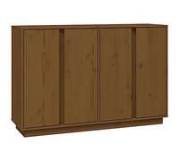 vidaXL Buffet Marron Miel 120x35x80 cm Bois Massif de pin