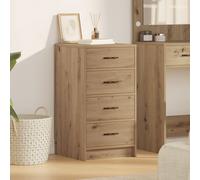 Vidaxl Buffet Artisan Chêne 40x41x75 Cm Bois D'ingénierie