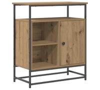 vidaXL Buffet Artisan Chêne 69x35x80 cm Bois d'ingénierie et Acier
