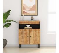 vidaXL Buffet avec 2 portes 60x33x75 cm bois massif de manguier 352913