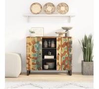 vidaXL Buffet avec 2 portes 90x33x75 cm bois massif de récupération 352927
