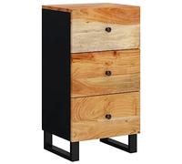 vidaXL Buffet 3 tiroirs 40x33,5x75 cm Bois massif d'acacia