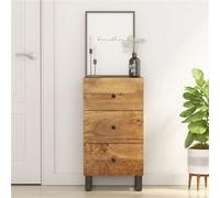 vidaXL Buffet avec 3 tiroirs 40x33,5x75 cm Bois Massif de manguier