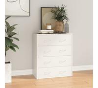 vidaXL Buffet avec 4 Tiroirs Armoire Latérale Meuble de Rangement Organisateur de Maison Salon Salle de Séjour Intérieur 342579