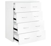 vidaXL Buffet avec 4 Tiroirs Armoire Latérale Meuble de Rangement Organisateur de Maison Salon Salle de Séjour Intérieur 342579