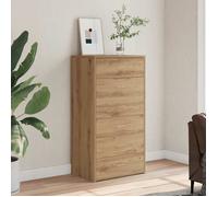 vidaXL Buffet 855891 – 6 tiroirs, chêne artisanal, bois d'ingénierie