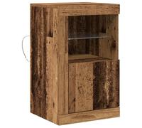 Buffet Vidaxl Avec Éclairage Led En Bois Ancien 41x37x67 Cm