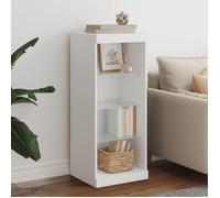 Vidaxl Buffet Avec Lumières Led Blanc 41x37x100 Cm Blanc