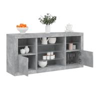 vidaXL Buffet avec Lumières LED, Armoire avec Porte, Meuble de Rangement, Organisateur de Salon Entrée Salle de Séjour, 3209089