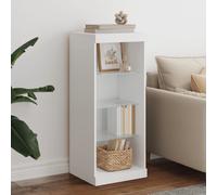 Vidaxl Buffet Avec Lumières Led Blanc 41x37x100 Cm Blanc