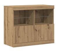 vidaXL Sideboard Marron 81 x 37 x 67 cm Bois composite