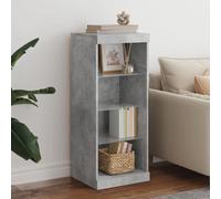 Vidaxl Buffet Avec Lumières Led Gris Béton 41x37x100 Cm Gris