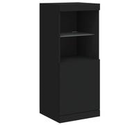 vidaXL Buffet avec lumières LED Noir 41x37x100 cm