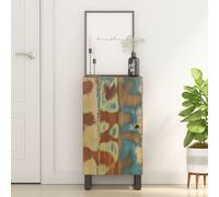 Vidaxl Buffet Avec Porte 40x31x75 Cm Bois Massif De Récupération Marron