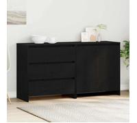 vidaXL – Buffet rectangulaire – 3 tiroirs, chêne noir, bois d'ingénierie – Moderne